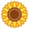 Sunflower emoji on HTC